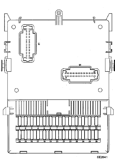 Boîtier Fusible/Relais