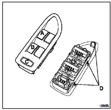 Contacteurs lève-vitres électriques