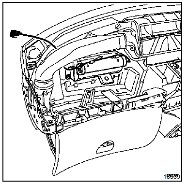 Module airbag passager