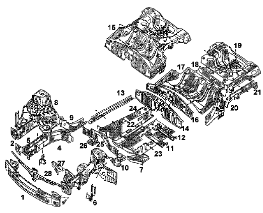 Désignation des pièces (éclaté) 