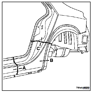 Panneau d'aile arrière 