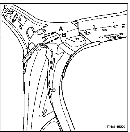 Gouttière latérale supérieure de panneau d'aile 