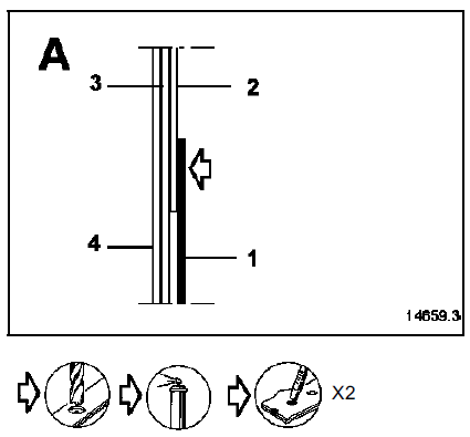 Allonge inférieure de passage de roue extérieur 