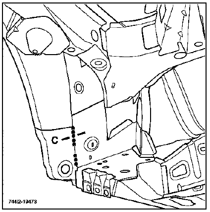 Allonge inférieure de passage de roue extérieur 