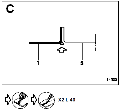 Allonge inférieure de passage de roue extérieur 