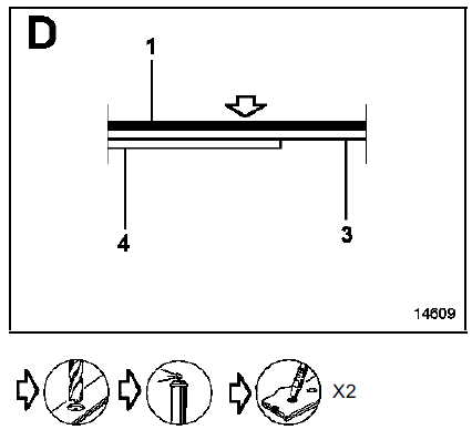 Traverse support absorbeur 