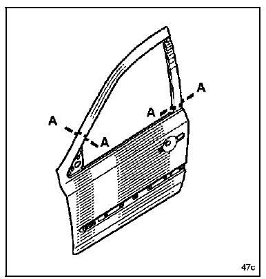 Panneau de porte avant 