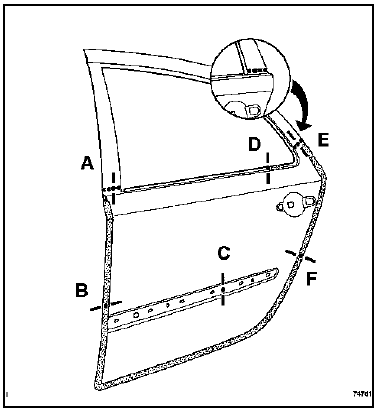 Panneau de porte arrière