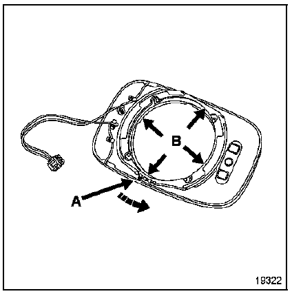 Vitre de rétroviseur extérieur 