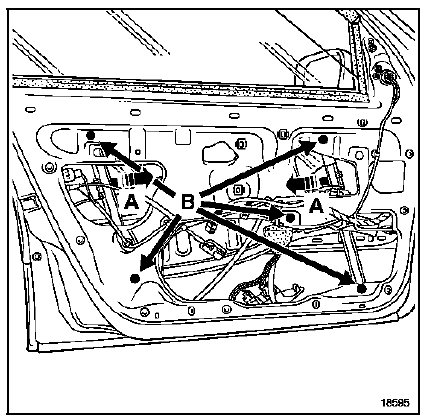 Lève-vitre de porte avant