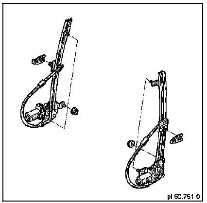 Lève-vitre de porte arrière