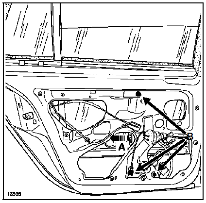 Lève-vitre de porte arrière