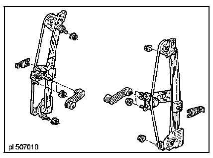 Lève-vitre de porte arrière