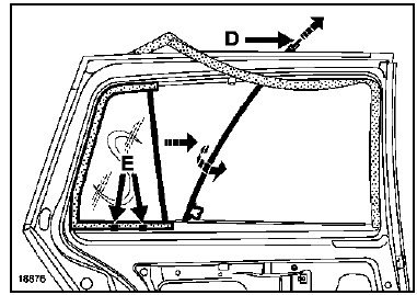 Vitres de porte arrière 