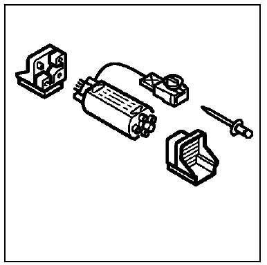 Moteur de réglage du dossier 