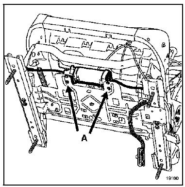 Moteur de réglage des glissières