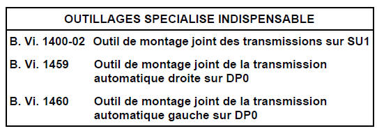 Joint de sortie différentiel 