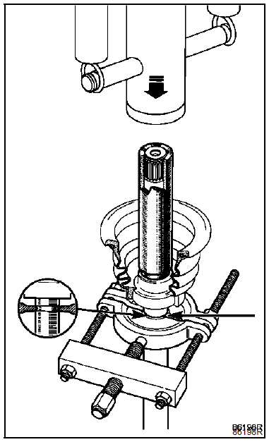 Soufflet côté boîte de vitesses PK / JR / JH