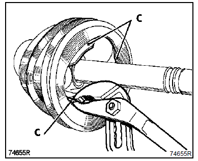 Soufflet côté boîte de vitesses DP0 / SU1 