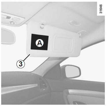 Désactivation de l'airbag passager avant 