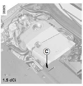 Plaques d'identification moteur