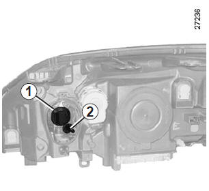 Projecteurs lampes au xénon.: Remplacement des lampes