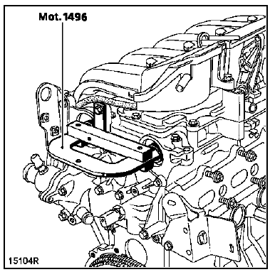Reposer l'obturateur (1) (équipé de son joint neuf) du