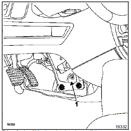 Dégrafer le câble du volet de mixage d'air.