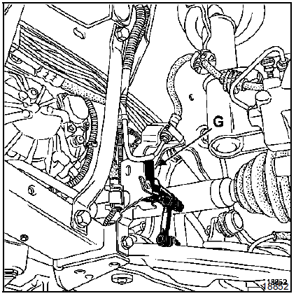 NOTA : l'information vitesse véhicule est utilisée