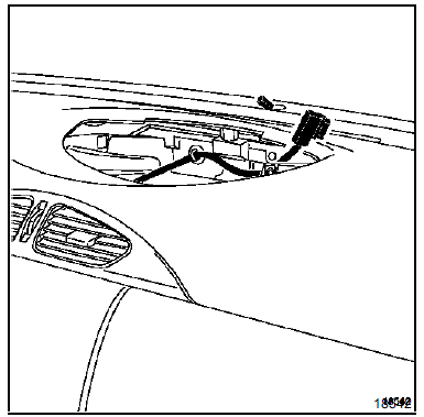 Raccorder le faisceau de l'airbag passager.