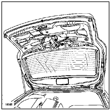 Dégager le moteur d'essuie-vitre.