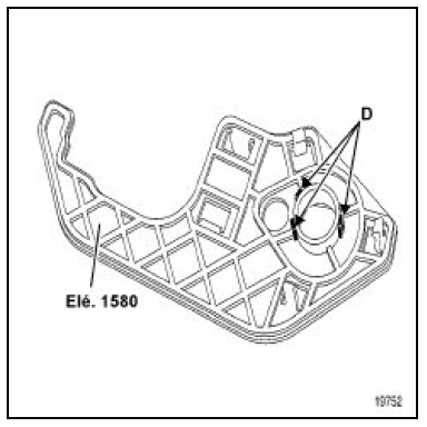 Mécanisme d'essuyage de lunette ouvrante 