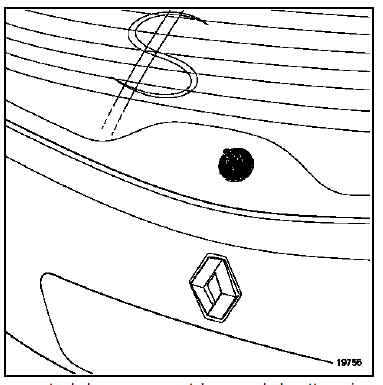 Mécanisme d'essuyage de lunette ouvrante 