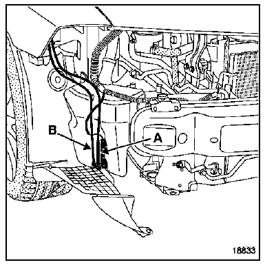 Lors de la dépose de la pompe, il est nécessaire de