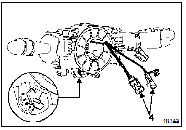 Desserrer la vis puis dégager l'ensemble de la colonne