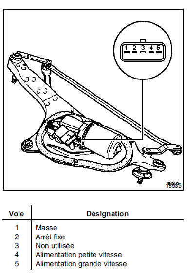 Essuie-vitre arrière