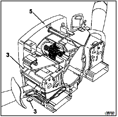 Déposer les manettes en pressant sur les languettes