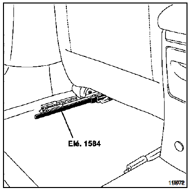Siège déposé, déposer :