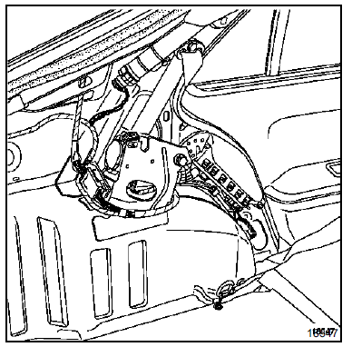 Débrancher le connecteur et le fil de masse et déposer