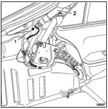 Module airbag lateral rideau