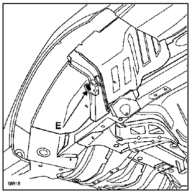 Le calibre est centré et fixé dans l'axe de l'amortisseur