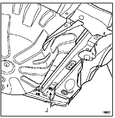 Le calibre vient en appui sous le longeron et est centré