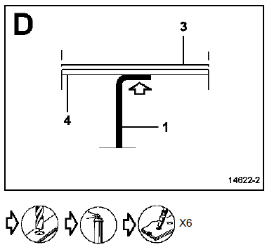 Partie latérale de plancher central