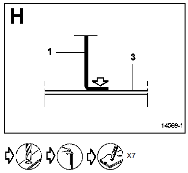 Le remplacement de cette pièce est une opération liée