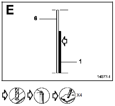 Traverse avant de plancher arrière