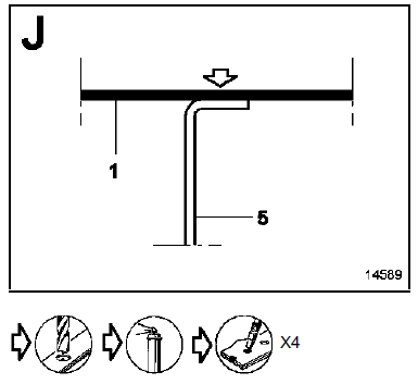 Traverse sous plancher arrière
