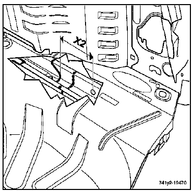 IMPORTANT : la coupe s'effectue dans la zone X2