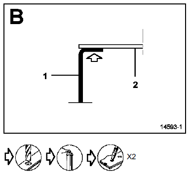 Fermeture de longeron avant