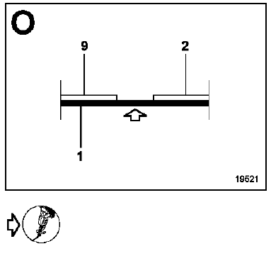 NOTA : cette découpe est nécessaire pour faciliter le