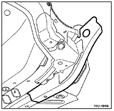 Longeron avant partie arrière